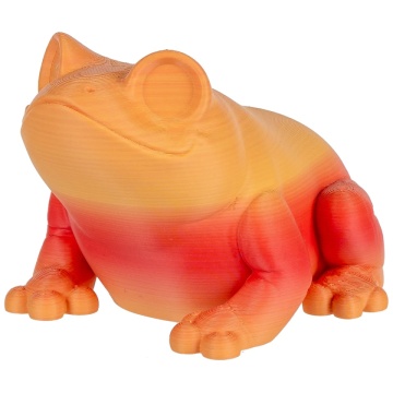 Broscuta printata din filament 1.75mm Polymaker PolyTerra PLA Gradient Fall (Lava Red - Sunrise Orange) 1kg - Filamente3D.ro