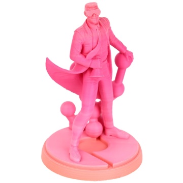 Statueta Polyman printata din filament 1.75mm Polymaker PolyTerra PLA Gradient Spring (Pink-Peach) 1kg - Filamente3D.ro
