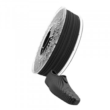 Filament 1.75mm Recreus FilaFlex Foamy Black 78A ... 51A (negru) 750g