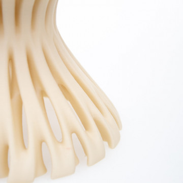 Detaliu vaza printata din filament ColorFabb allPHA Natural 750g - Filamente3D.ro
