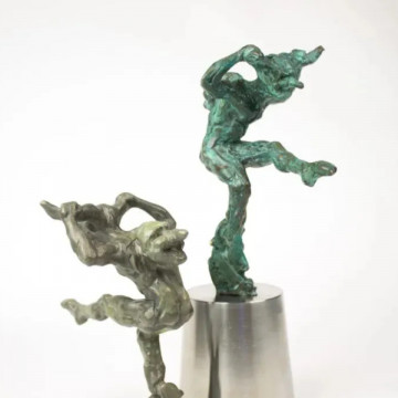 Statuete printate 3D din filament ColorFabb BronzeFill 750g si postprocesate - Filamente3D.ro