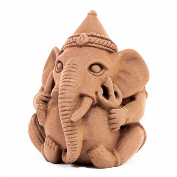 Statueta elefant, nepostprocesat, printata 3D din filament FormFutura MetalFil - Classic Copper (cupru clasic) - Filamente3D.ro