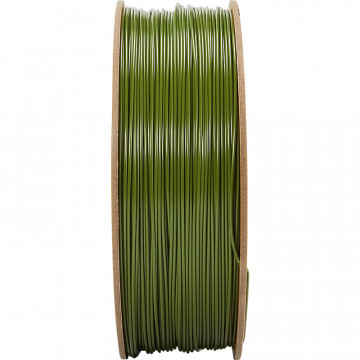 Vedere laterala rola de filament Polymaker PolyLite ASA Army Green 1kg - Filamente3D.ro
