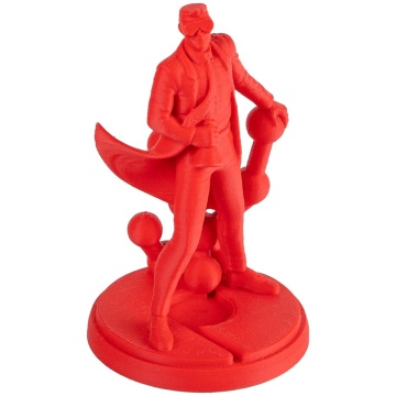 Statueta Polyman printata 3D din filament Polymaker Panchroma PLA Matte Lava Red (rosu)1kg - Filamente3D.ro