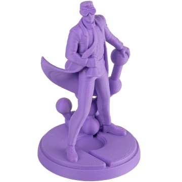Statueta Polyman printata 3D din filament Polymaker Panchroma PLA Matte Lavender Purple (violet)1kg - Filamente3D.ro