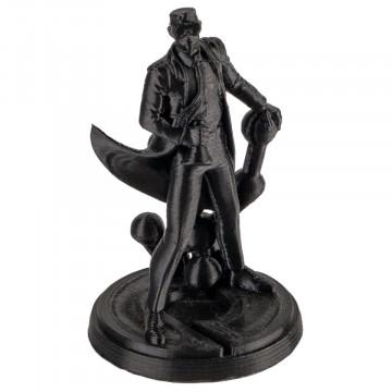 Statueta Polyman printata 3D din filament Polymaker Polymax Tough Petg Black 750g - Filamente3D.ro