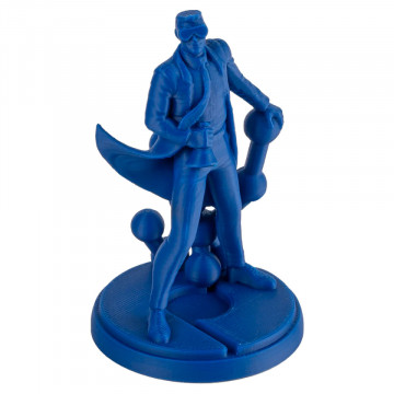 Statueta Polyman printata din filament Polymaker PolyMax Tough PLA Blue 750g - Filamente3D.ro