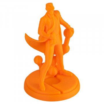 Statueta Polyman printata 3D din filament Polymaker PolyMax Tough PLA Orange 750g - Filamente3D.ro