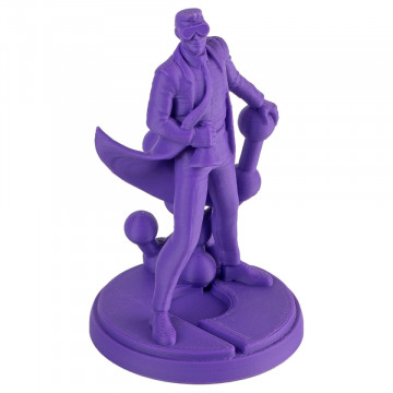 Statueta Polyman printata 3D din filament Polymaker PolyMax Tough PLA Purple 750g - Filamente3D.ro