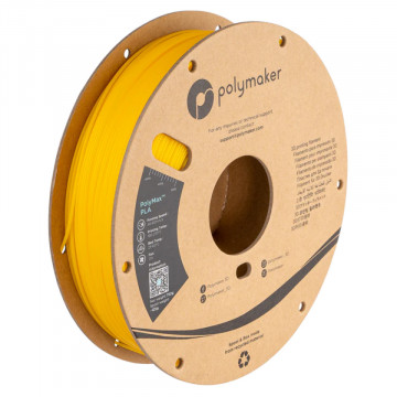 Filament Polymaker PolyMax Tough PLA Yellow (galben) 750g