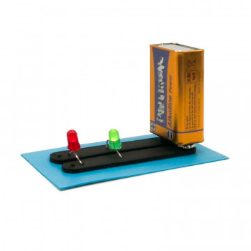 Circuit printat 3D din filament Recreus Conductive FilaFlex (92A) Black (negru) 500g - Filamente3D.ro