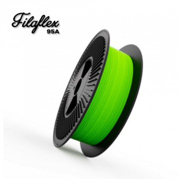 Filament Recreus FilaFlex Medium 95A Green (verde) 3kg si text - Filamente3D.ro