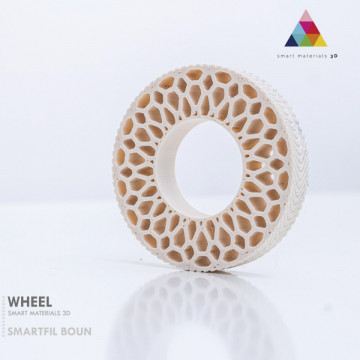 Piesa printata din filament Smart Materials 3D SmartFil Boun (natural) 750g - Filamente3D.ro