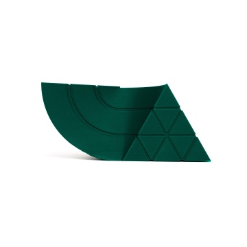 Mostra printata 3D din filament Smart Materials 3D SmartFil PLA Jade (verde) - RAL 6026 - 1kg - Filamente3D.ro