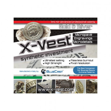 Detaliu eticheta BlueCast X-Vest - Filamente3D.ro