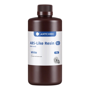 Sticla de rasina Anycubic ABS Like Resin V2 White 1kg - Filamente3D.ro