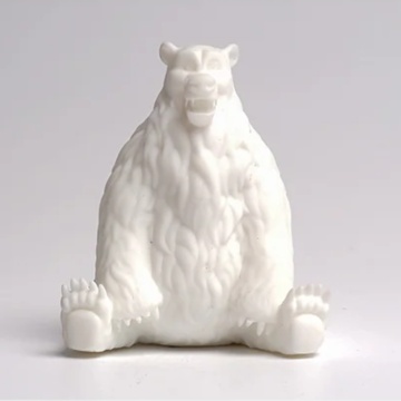 Urs printat din rasina eSun eResin PLA Pro White 1kg - Filamente3D.ro