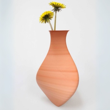 Vaza printata din rezerva de filament 1.75 mm FormFutura StoneFil - Terracotta (caramida) 1kg - Filamente3D.ro