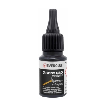 Superglue Everglue Black (Vascozitate medie) - 20g