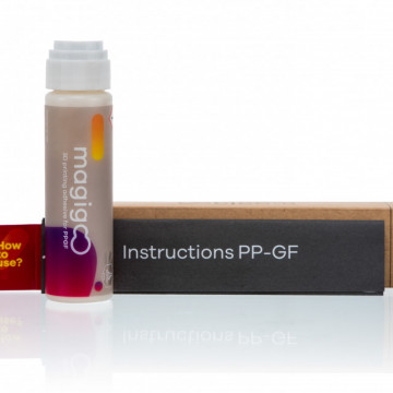 Instructiuni adeziv pentru printarea 3D Magigoo Pro PPGF (Polipropilena cu fibra de sticla) 50ml - Filamente3D.ro