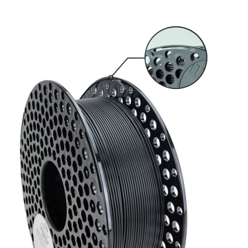 Detaliu filament AzureFilm ABS Plus Black - Filamente3D.ro