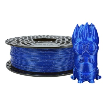 Filament 1.75 mm AzureFilm PLA Glitter Blue (albastru) 1kg