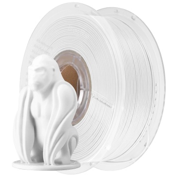Filament 1.75 mm AzureFilm PLA Lumos Litho White (alb) 1kg