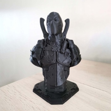 Statueta printata din filament AzureFilm PLA Original Black 1kg - Filamente3D.ro