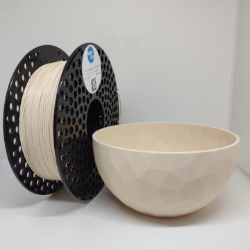 Rola si bol printat din filament AzureFilm PLA Original Champagne 1kg - Filamente3D.ro