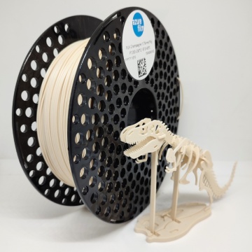 Rola si schelet dinozaur printat din filament AzureFilm PLA Original Champagne 1kg - Filamente3D.ro