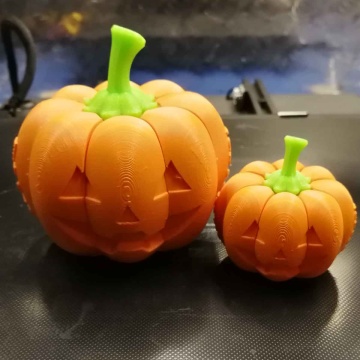 Dovlecei printati din filament AzureFilm PLA Original Orange 1kg - Filamente3D.ro