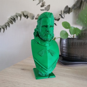 Statueta erou printata din filament AzureFilm PLA Pearl Green 1kg - Filamente3D.ro