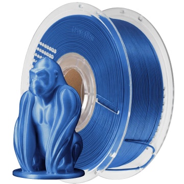 Filament 1.75 mm AzureFilm PLA Pearl Night Blue (albastru) 1kg