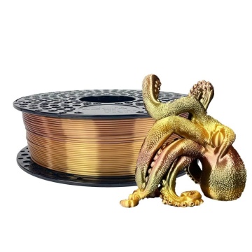 Filament 1.75 mm AzureFilm PLA Silk Rainbow Amber (multicolor) 1kg