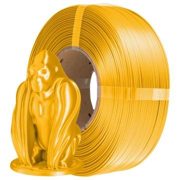 Filament 1.75 mm AzureFilm ReFill PLA Silk 24K Gold (auriu) 1kg