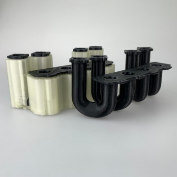 Piesa cu suport printata din filament Fiberlogy BVOH Natural - Filamente3D.ro