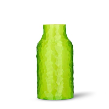 Vaza printata din filament 1.75 mm Fiberlogy HS PLA CLEAR Light Green (verde transparent) 850g - Filamente3D.ro