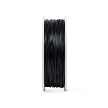 Lateral rola de filament Fiberlogy Matte PET-G Black 850g - Filamente3D.ro