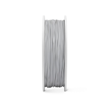 Lateral rola de filament Fiberlogy Matte PET-G Gray 850g - Filamente3D.ro