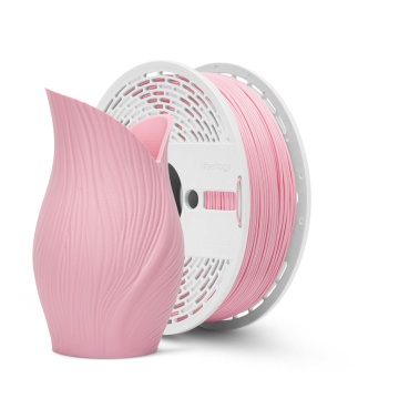 Rola si vaza printata din filament Fiberlogy Matte PET-G Pastel Pink 850g - Filamente3D.ro