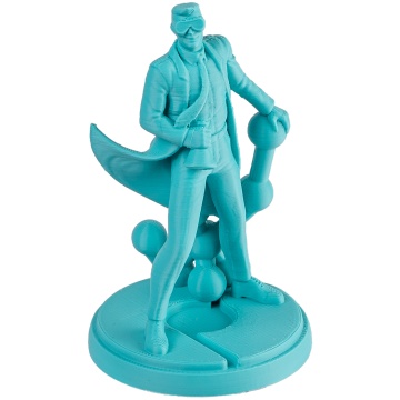 Statueta Polyman printata din filament 1.75 mm Polymaker Panchroma CoPE Polymaker Teal 1kg - Filamente3D.ro