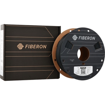 Cutie si rola de filament Polymaker Fiberon PET-GF15 Black 1kg - Filamente3D.ro