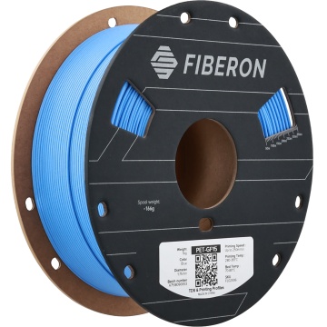 Vedere rola de filament Polymaker Fiberon PET-GF15 Blue 1kg - Filamente3D.ro