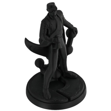 Statueta Polyman printata din filament 1.75 mm Polymaker Fiberon PETG-rCF08 Black (negru) 3 kg - Filamente3D.ro