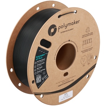 Filament 1.75 mm Polymaker HT-PLA Black (negru) 1kg