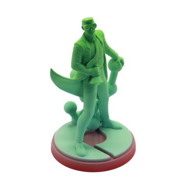 Statueta Polyman printata din filament Polymaker HT-PLA Gradient Rainbow 1kg - Filamente3D.ro
