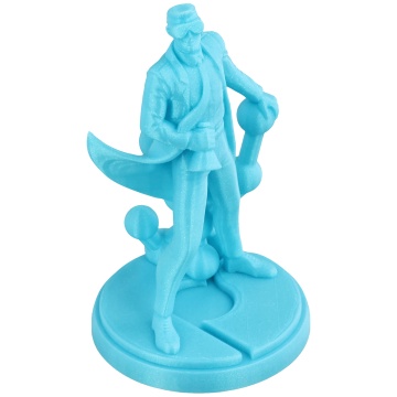 Statueta Polyman printat din filament Polymaker Panchroma Celestial Blue 1kg - Filamente3D.ro