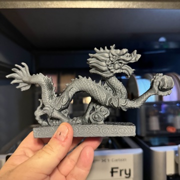 Dragon Polymaker PLA Panchroma Dual Special Yin-Yang cu efect dublu alb-negru pentru imprimare 3D - p3 - Filamente3D.ro