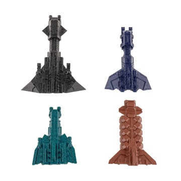 Printuri Panchroma Galaxy PLA Dark Green cu particule de aluminiu pentru efect lucios și printuri decorative - Filamente3D.ro