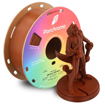 Polymaker Scientist si rola Panchroma Metallic Bronze cu efect metalic bronz si sclipici - ideal pentru finisaje decorative - Filamente3D.ro